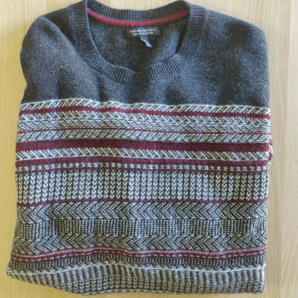Italian Yarn Banana Republic crew neck sweater